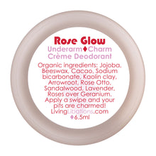 Load image into Gallery viewer, Underarm Charm Crème Deodorant - Rose Glow