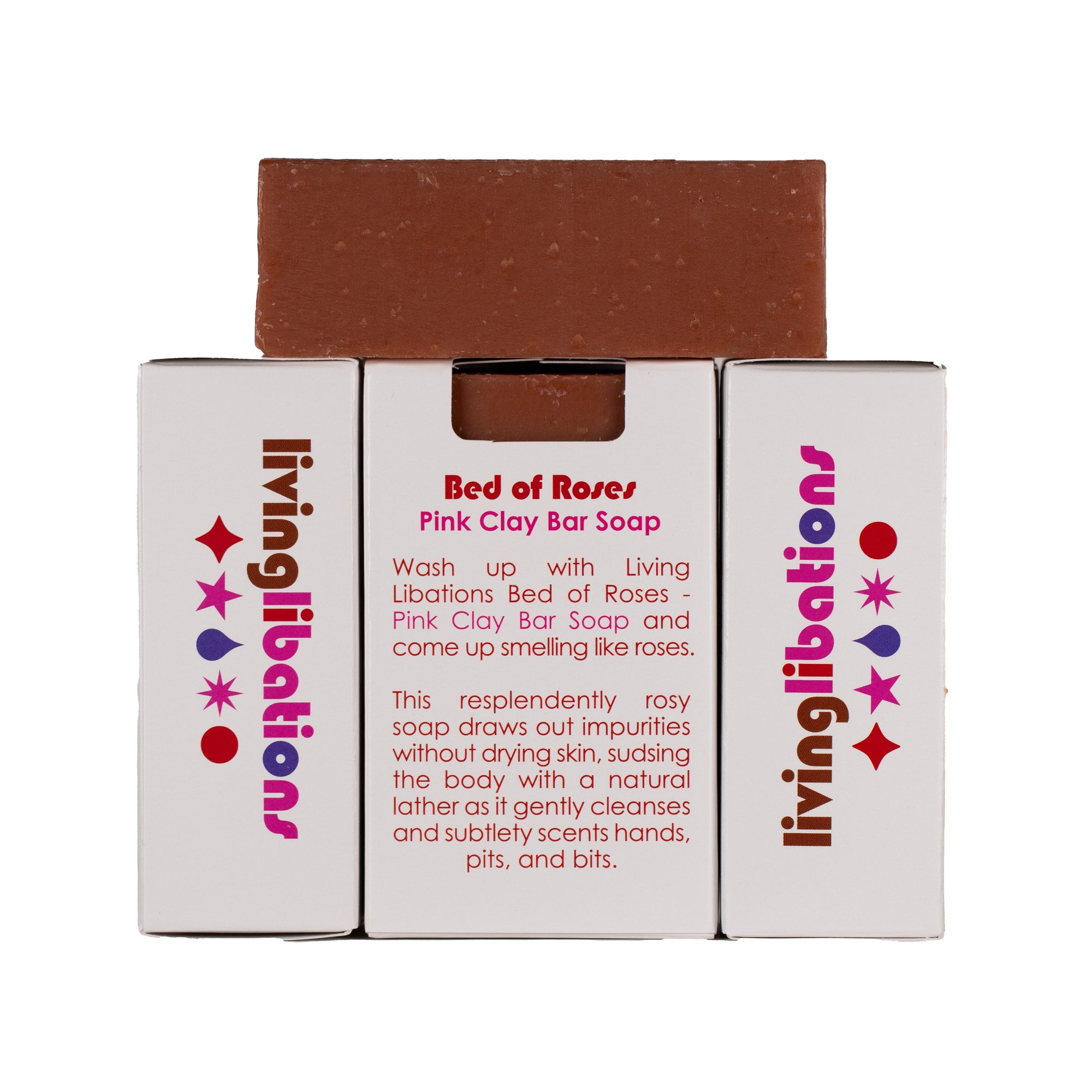 Bed of Roses - Pink Clay Bar Soap