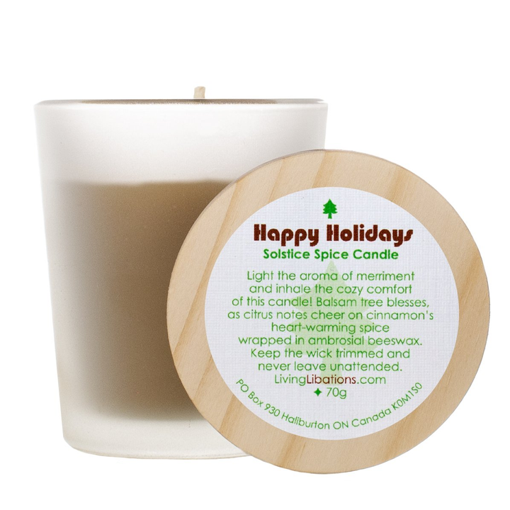 Happy Holiday Solstice Spice Candle